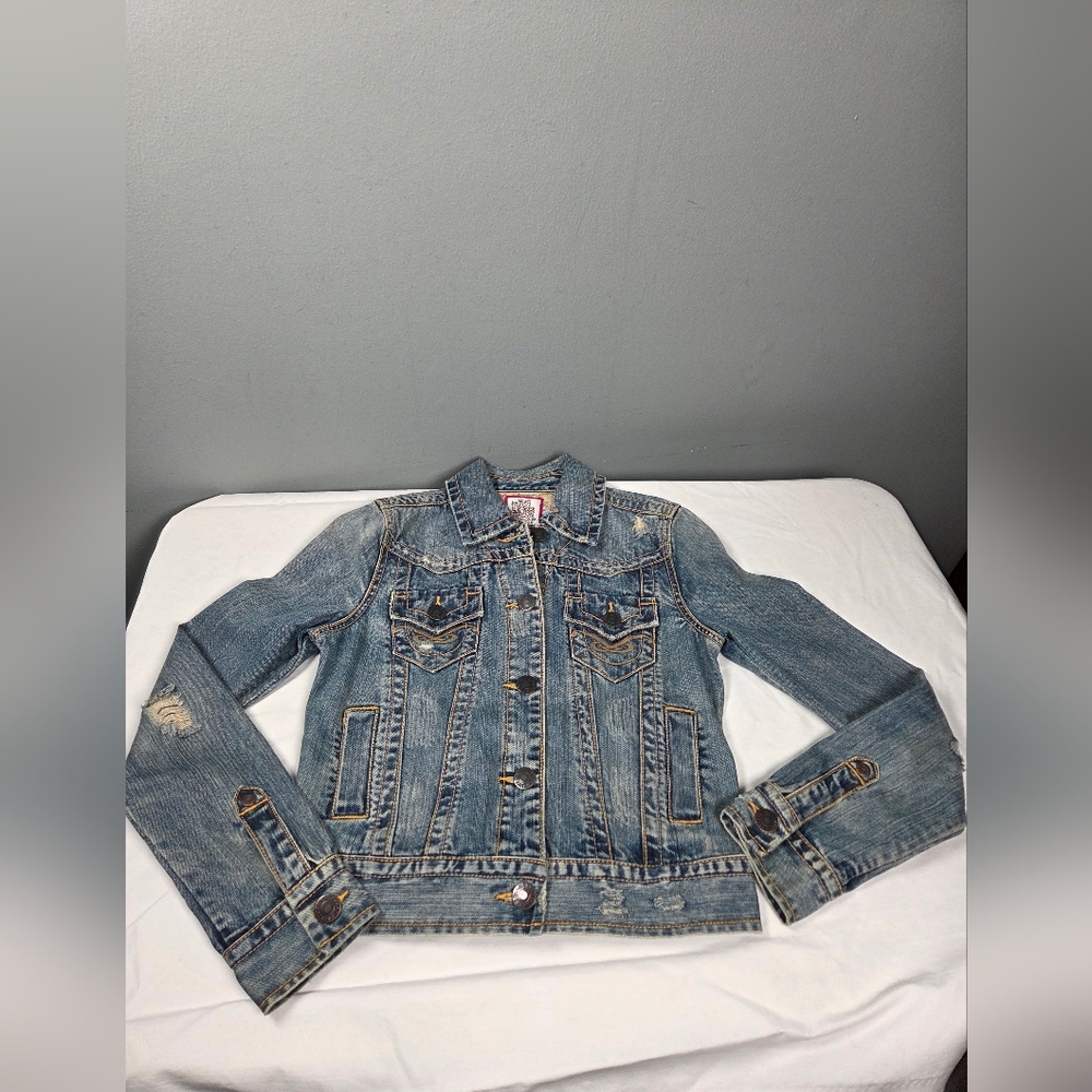 Jimmy'z Surf Co EST 1984 California Jean jacket Juniors Sz Small